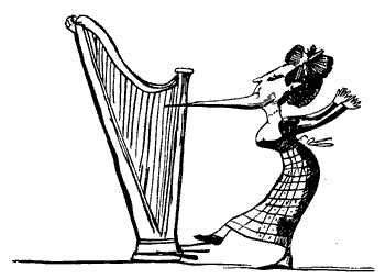 A Cartoon Harp